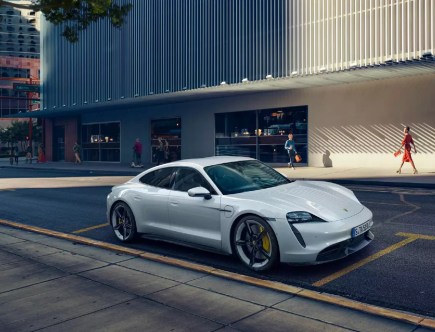 This Porsche Taycan Turbo Just Beat a Shelby GT500 Around a Track