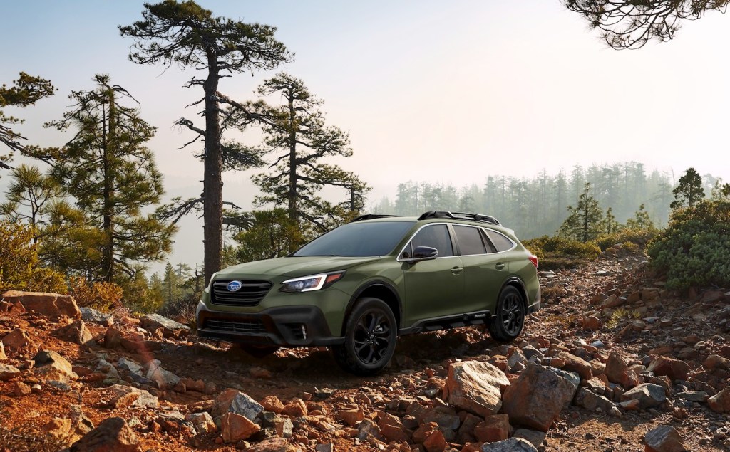 2021 Subaru Outback in the wilderness