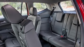 Second- and third-row seats in a 2021 Volkswagen Atlas SEL Premium 4Motion