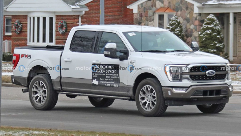 2021 Ford F-150 spied with possible magnetic paint