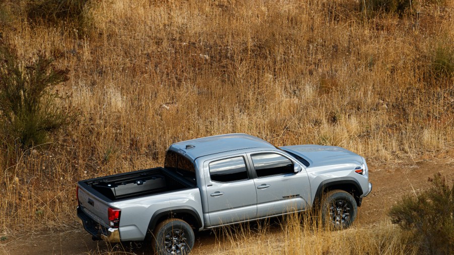 2021 Toyota Tacoma in a field
