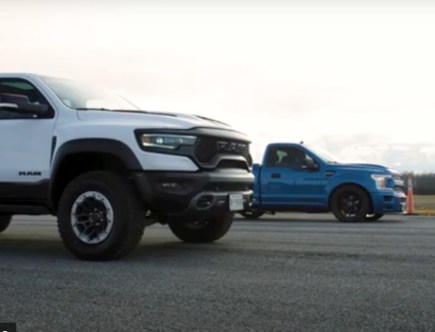 Guess Who Wins This 700 HP Ford and Ram Pickup Truck Drag Race