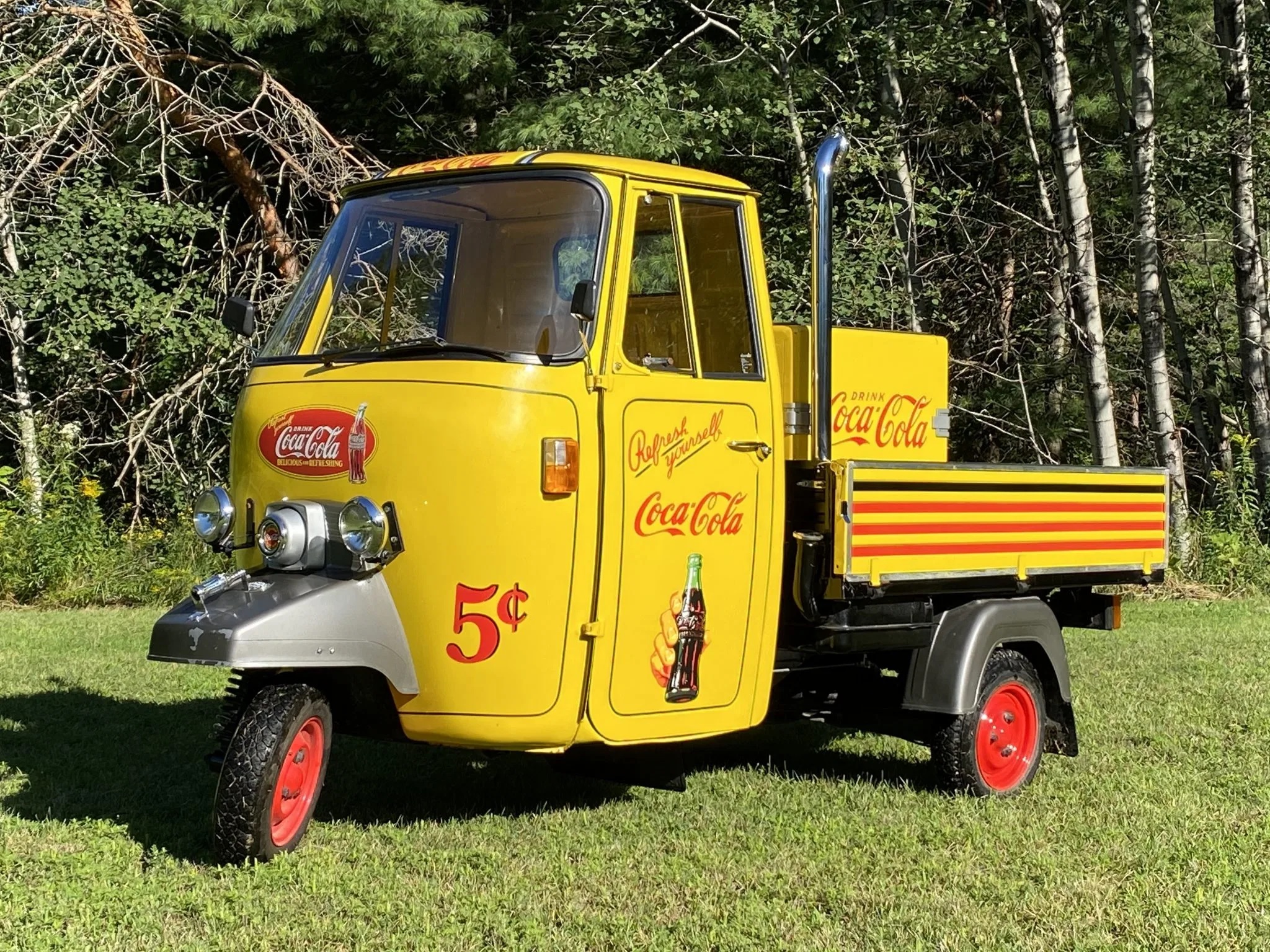 The Piaggio Ape 3-Wheeled Vespa Mini Truck