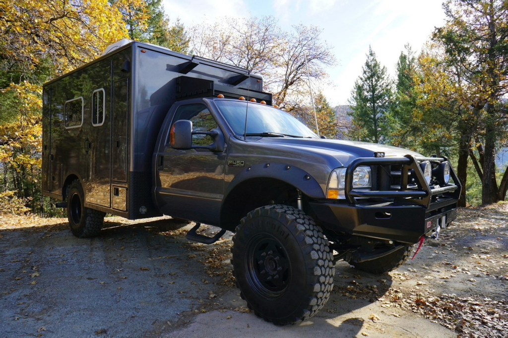 Ford F-450 Ambulance Conversion camper that is as good and much cheaper than an EarthRoamer