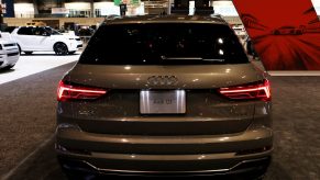 2020 Audi Q3 S Line is on display at the 112th Annual Chicago Auto Show at McCormick Place