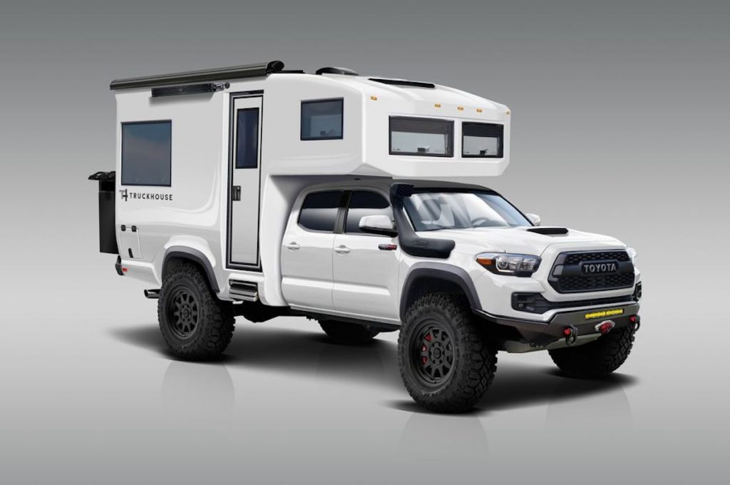 BCT overlanding camper based on a Toyota Tacoma TRD