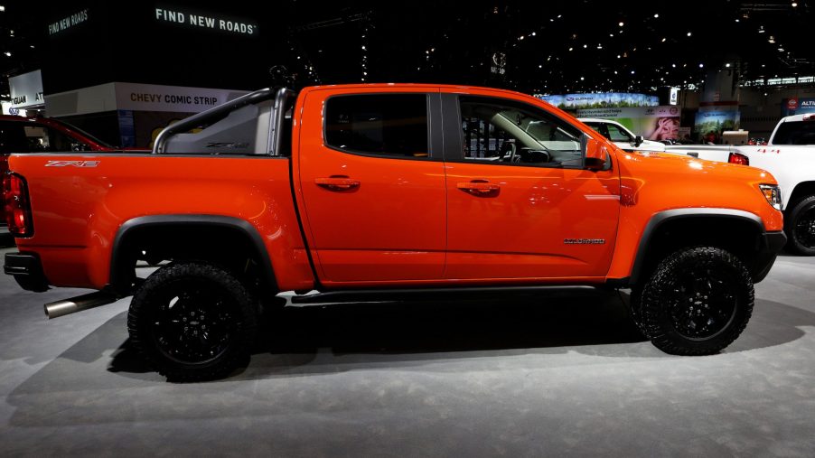 2020 Chevrolet Colorado is on display at the 112th Annual Chicago Auto Show
