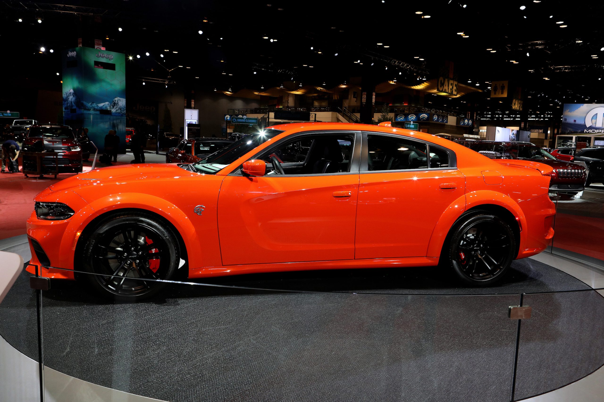 2020 Dodge Charger SXT is on display at the 112th Annual Chicago Auto Show at McCormick Place