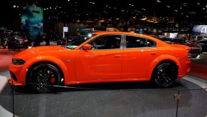 2020 Dodge Charger SXT is on display at the 112th Annual Chicago Auto Show at McCormick Place