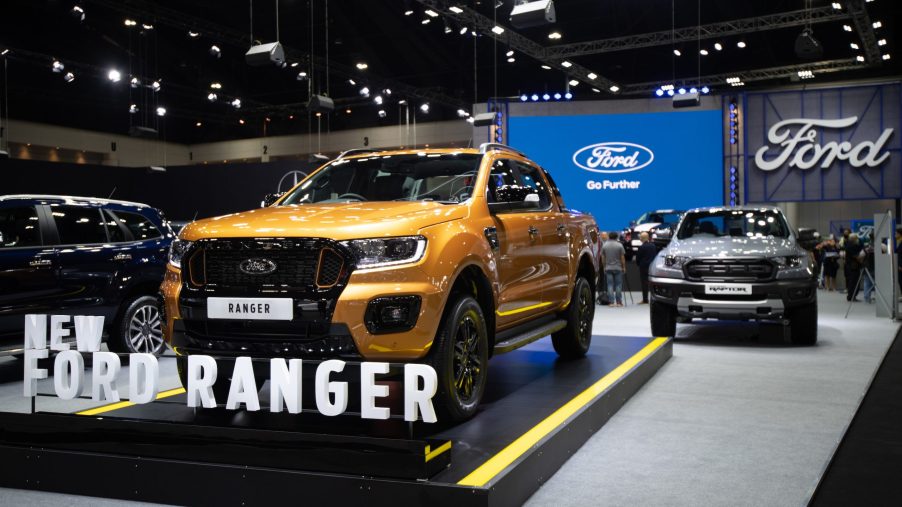 Ford Ranger as new model on display during the Thailand International Motor Expo 2020