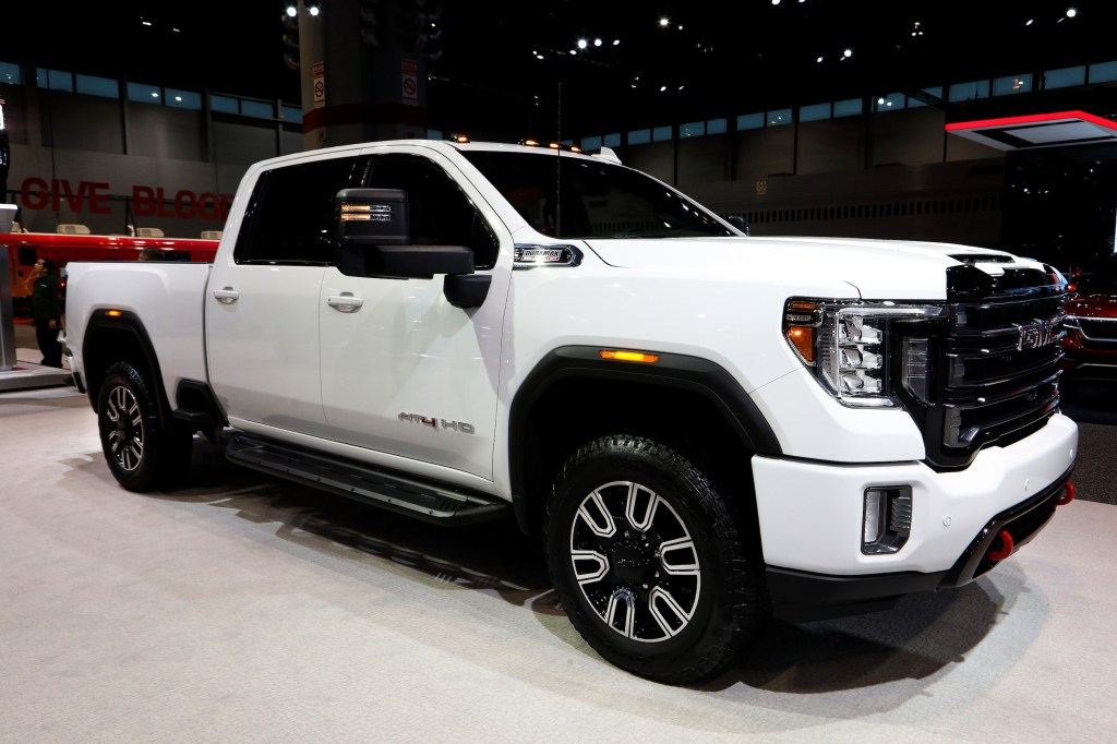 020 GMC Sierra AT4 HD is on display at the 112th Annual Chicago Auto Show at McCormick Place