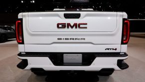 2020 GMC Sierra AT4 is on display at the 112th Annual Chicago Auto Show