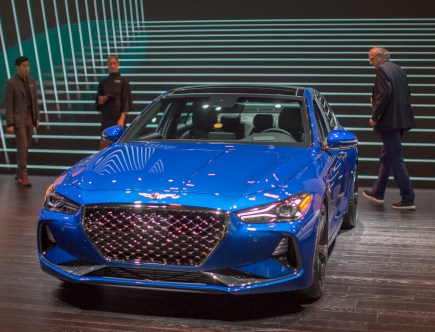 1 of the Best Parts of the 2021 Genesis G70 Is That It’s Insanely Cool