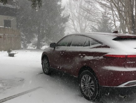 The 2021 Toyota Venza Has An Eco-Friendly Feature That Makes It Sketchy In Snow