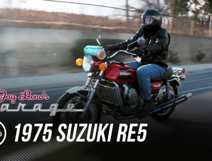 Jay Leno’s Rotary 1975 Suzuki RE5 Is Smooth but Unsuccessful