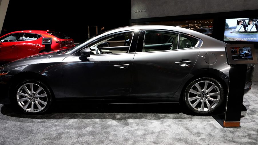 2020 Mazda3 Sedan is on display at the 112th Annual Chicago Auto Show at McCormick Place