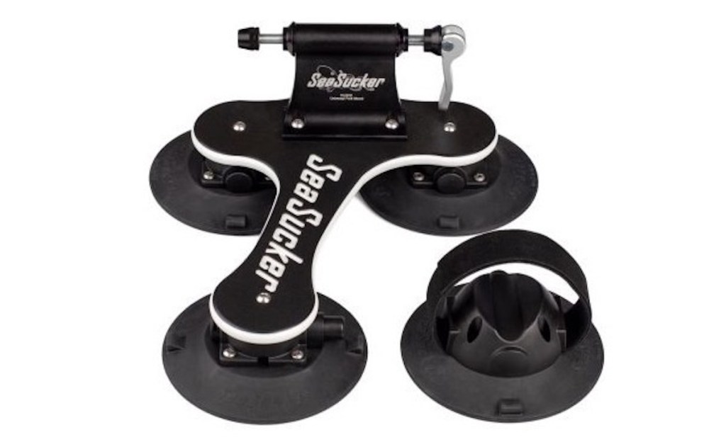 The SeaSucker is a roof rack replacement for Cadillac