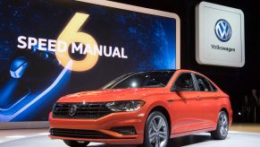 Volkswagen presents the new VW Jetta at the Detroit Auto Show 2018 in Detroit, US, 15 January 2018