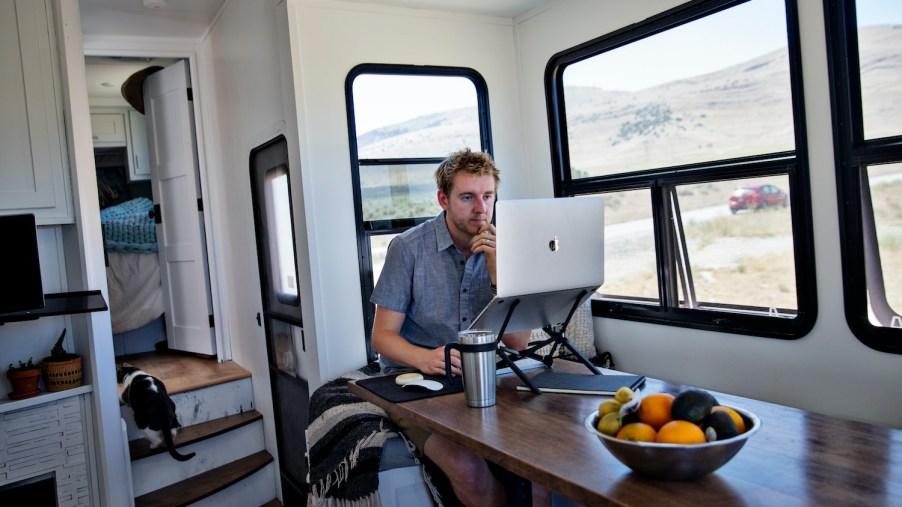 Working remotely from an RV