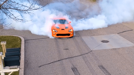 Watch a 1300-hp Dodge Viper Obliterate Its Tires With Twin-Turbo Power