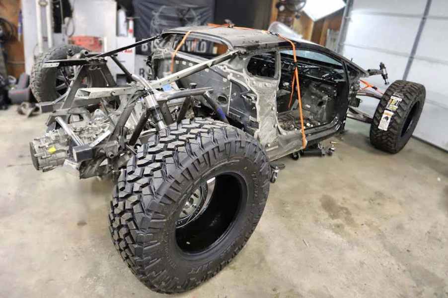 Trashed Lamborghini Huracan gets rebuilt for the Mint 400 off-road race