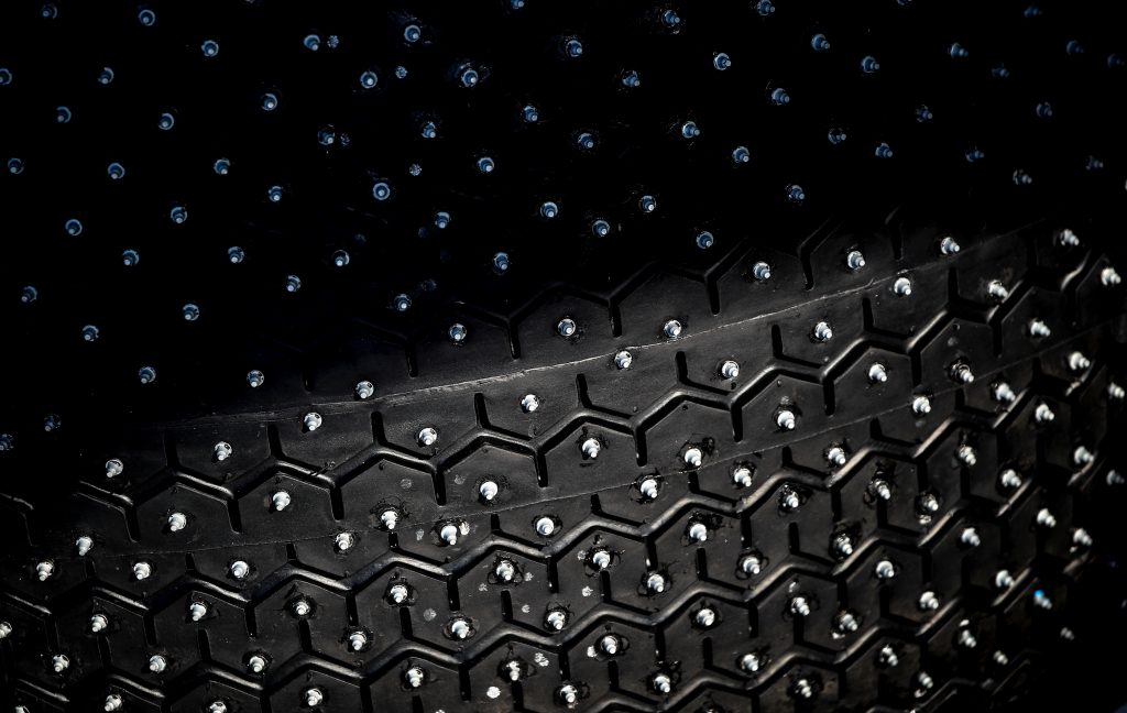 studded tire tread