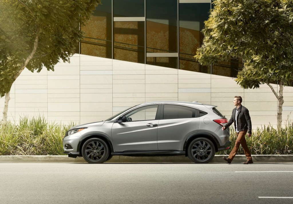 The Honda HR-V parked on a street