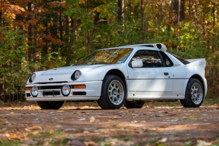 The 1986 Ford RS200 Evolution Is a Group B Rally Beast