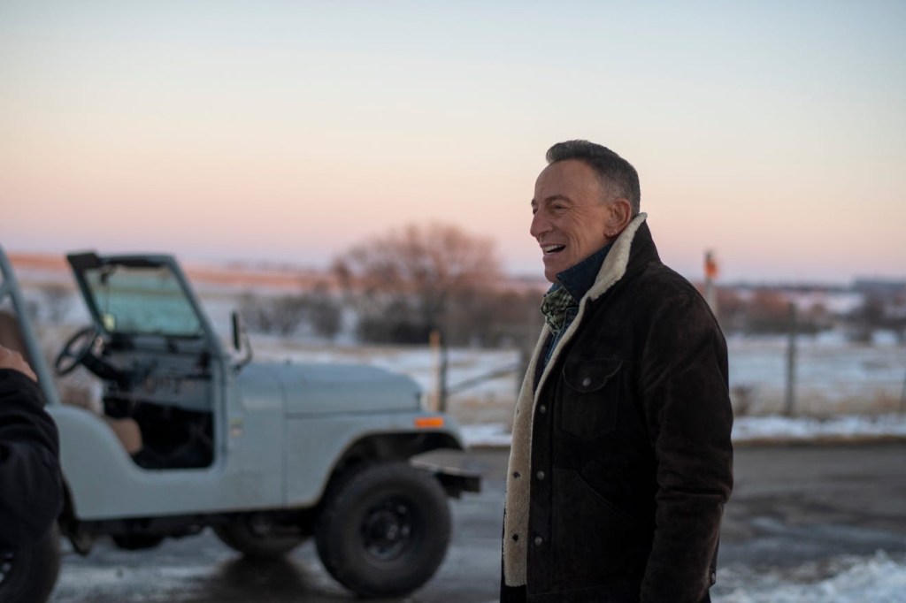 Bruce Springsteen in Jeep Super Bowl LV ad, "The Middle" by a CJ-5