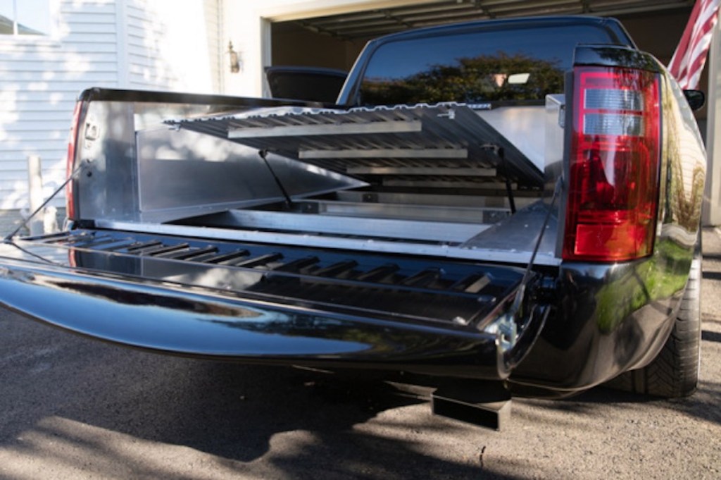 2006 Dodge Charger ute conversion with its bed open