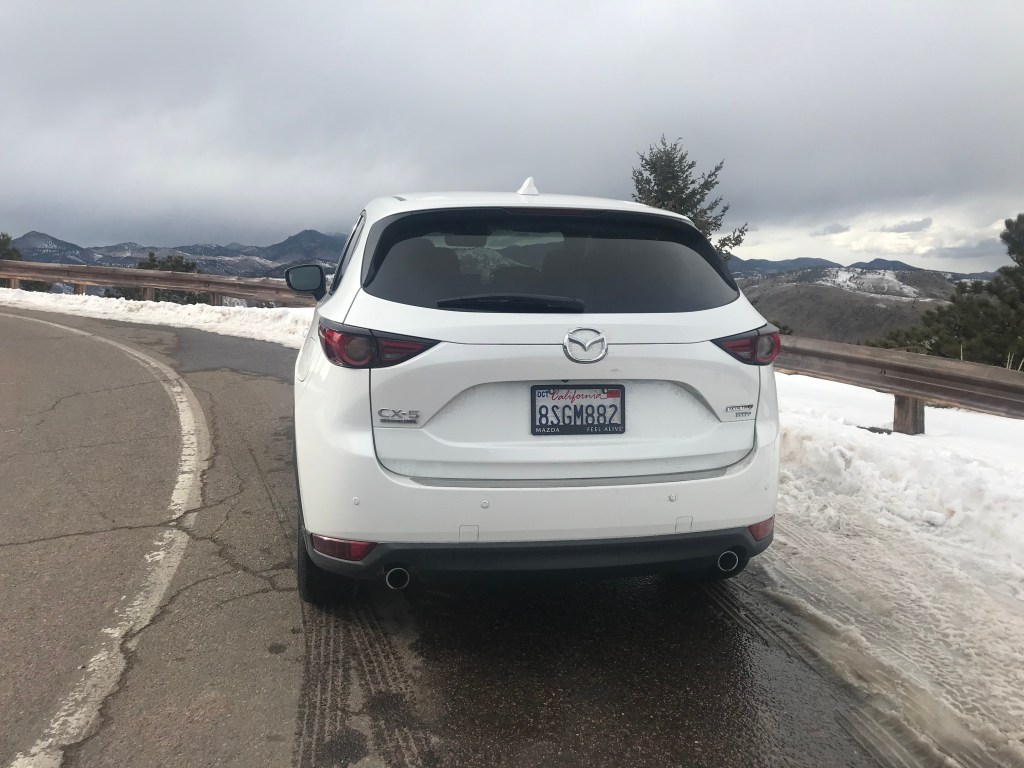 rear shot of 2021 Mazda CX-5