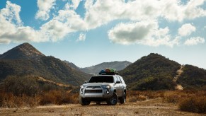 2021 Toyota 4Runner parked in the mountains