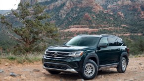 2021 Volkswagen Atlas parked in the wilderness