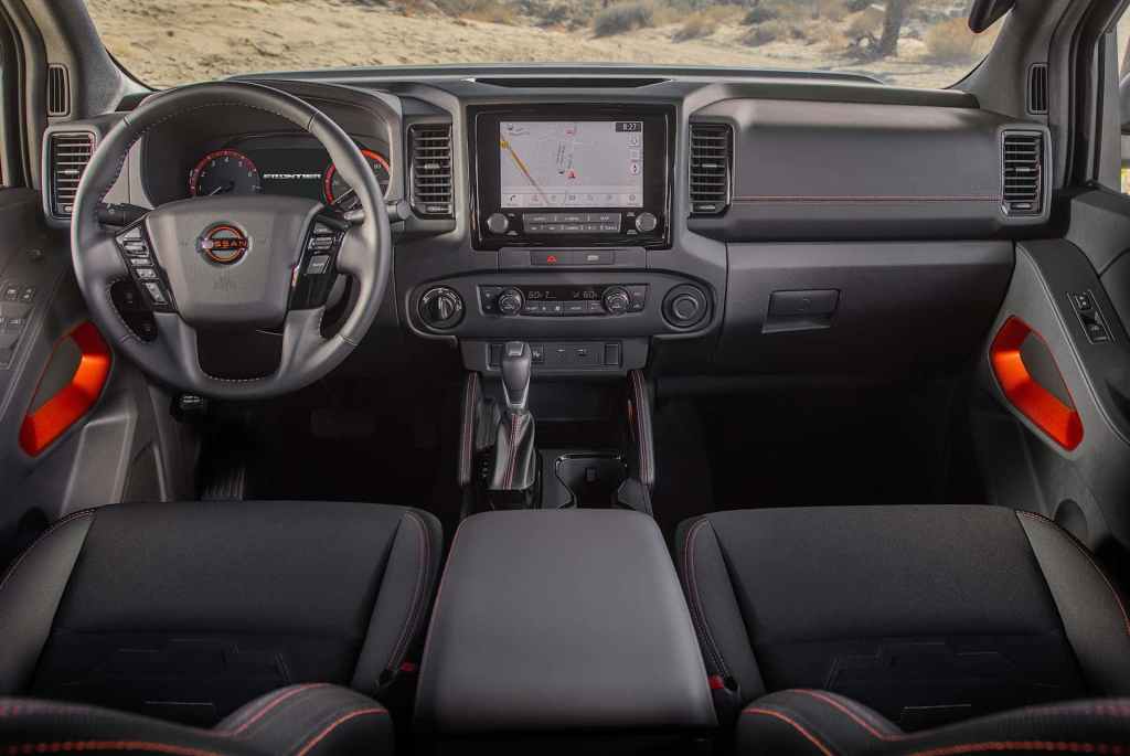 2022 Nissan Frontier Has A Goofy Interior