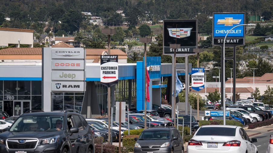 A multi-brand car dealer in Colma, California