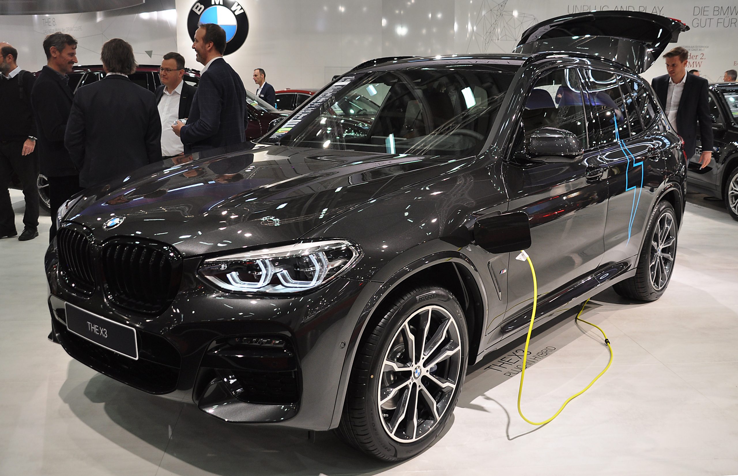A BMW X3 is seen during the Vienna Car Show press preview at Messe Wien