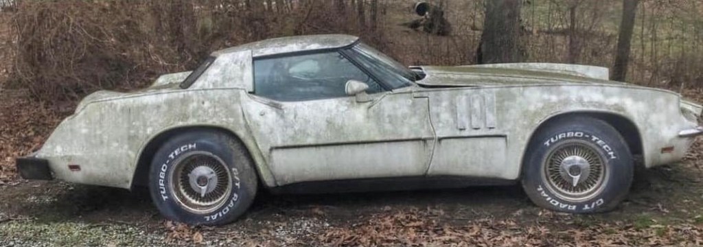 Barris Eldorette Corvette abandoned in forest