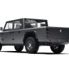 A black-and-white rendering of the Bollinger B2 electric pickup truck
