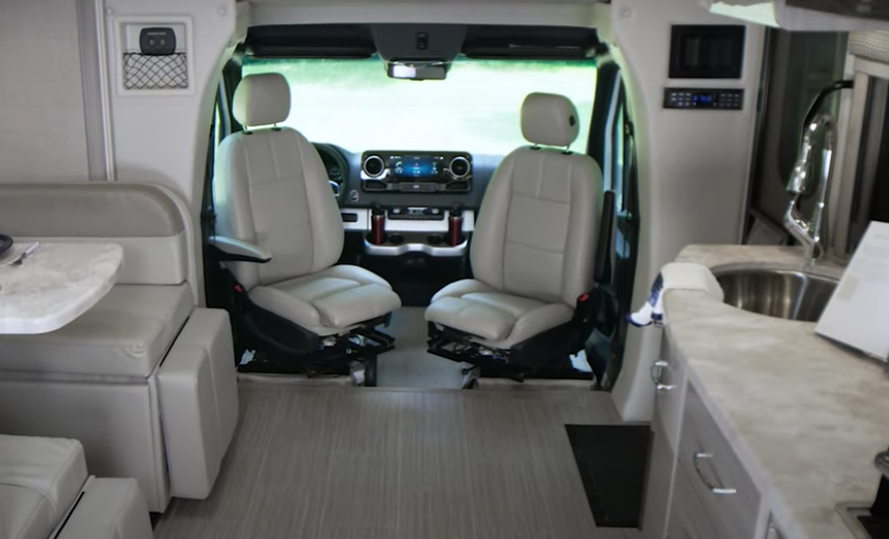 possible setup inside of the Canoo van