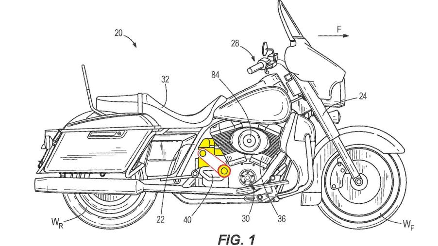 Harley Davidson supercharger patent drawing