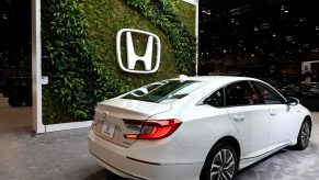 2020 Honda Accord Hybrid is on display at the 112th Annual Chicago Auto Show