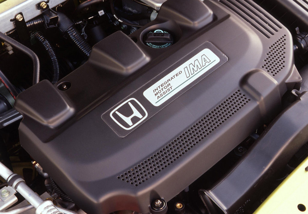 The original Honda Insight hybrid powertrain 