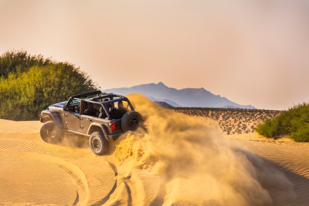 2021 Jeep® Wrangler Rubicon 392 with Jeep Performance Parts in the sand