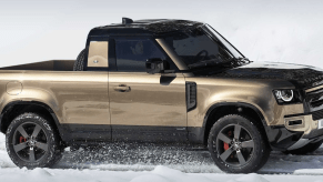 Proposed Land Rover Defender pickup