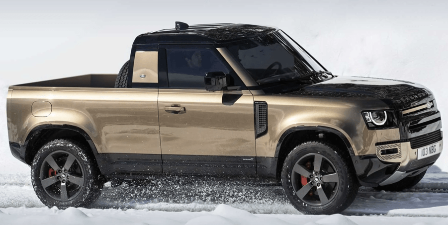 Proposed Land Rover Defender pickup