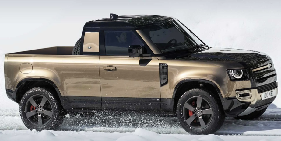Proposed Land Rover Defender pickup