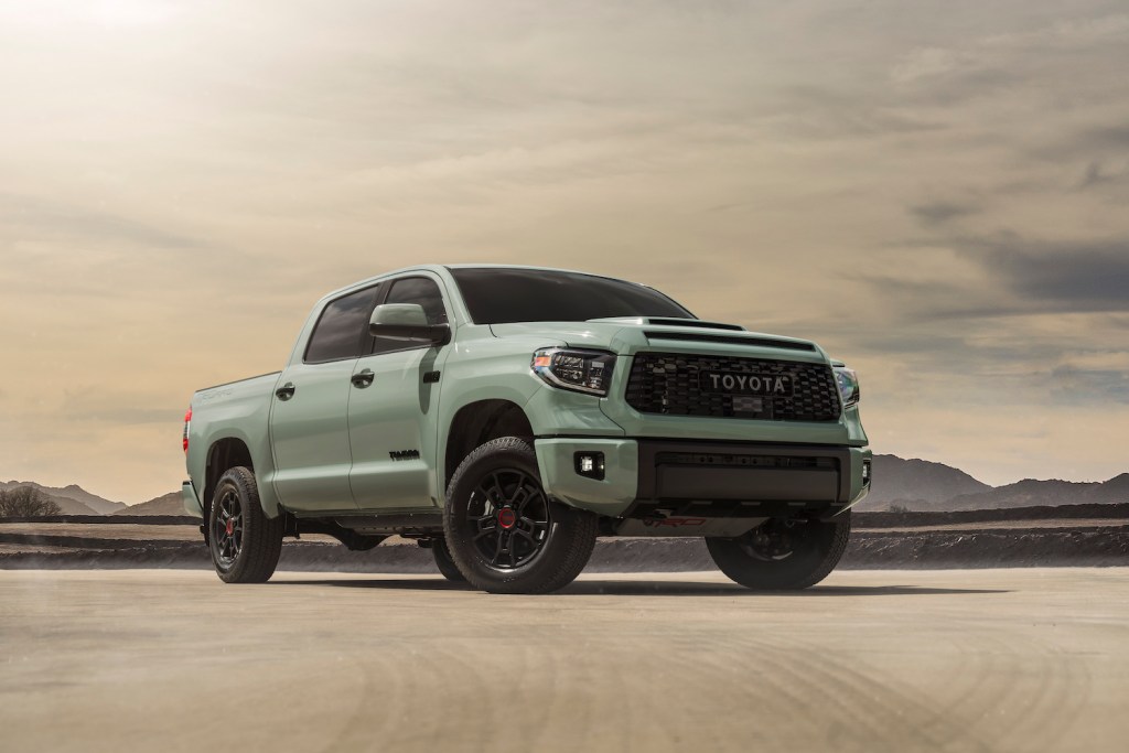 2021 Toyota Tundra parked in the desert