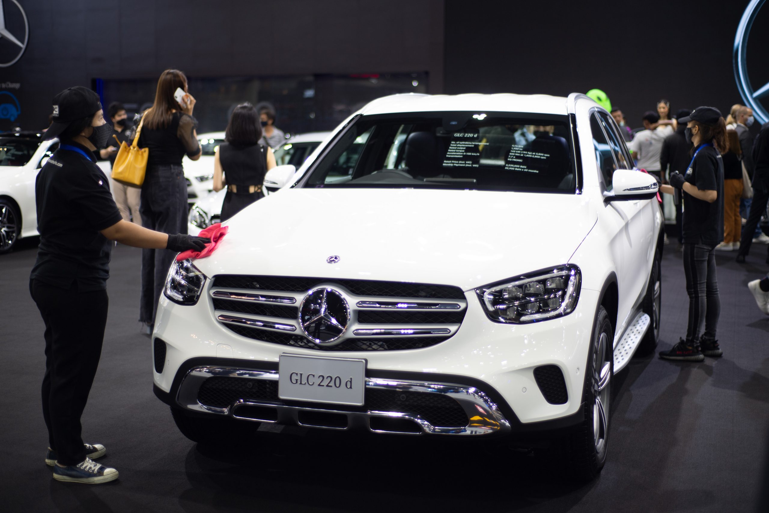Mercedes-Benz GLC 220d on display during the Thailand International Motor Expo 2020 at Impact Challenger Muang Thong Thani