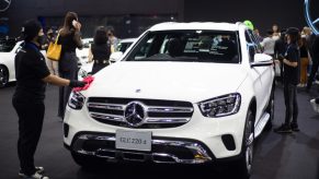 Mercedes-Benz GLC 220d on display during the Thailand International Motor Expo 2020 at Impact Challenger Muang Thong Thani