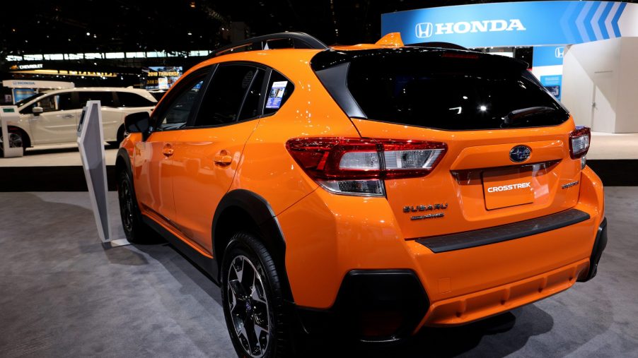 2019 Subaru Crosstrek is on display at the 111th Annual Chicago Auto Show